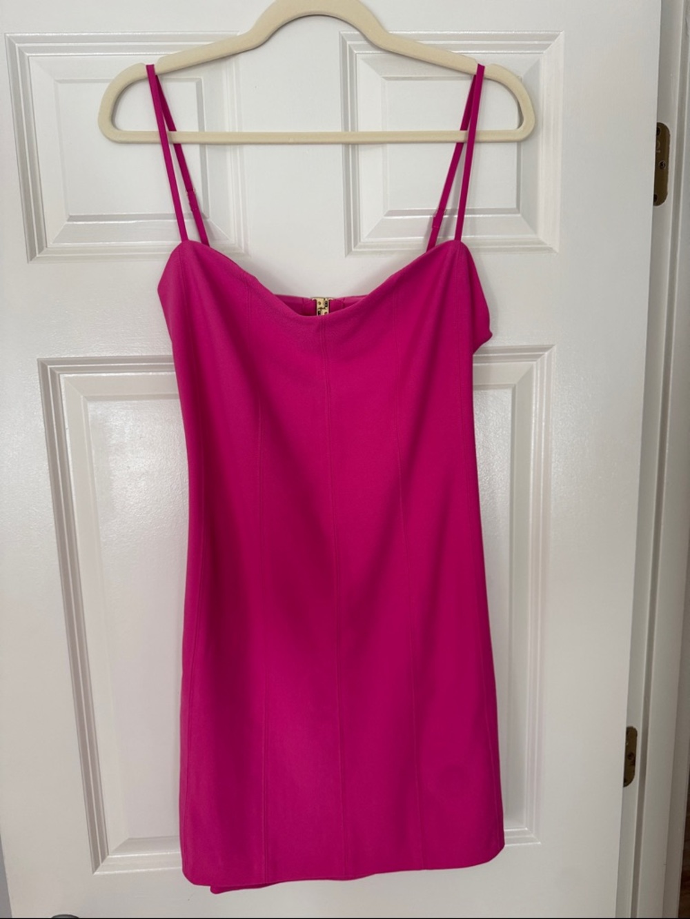 Abercrombie & Fitch Hot Pink Spaghetti Strap Mini Dress